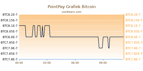 PointPay Grafiek Vandaag