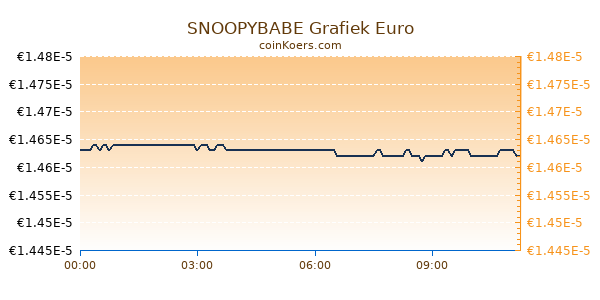 SNOOPYBABE Grafiek Vandaag